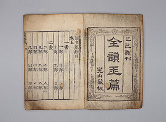 대표이미지 - Jeonunokpyun(全韻玉篇), First Chinese-Korean dictionary